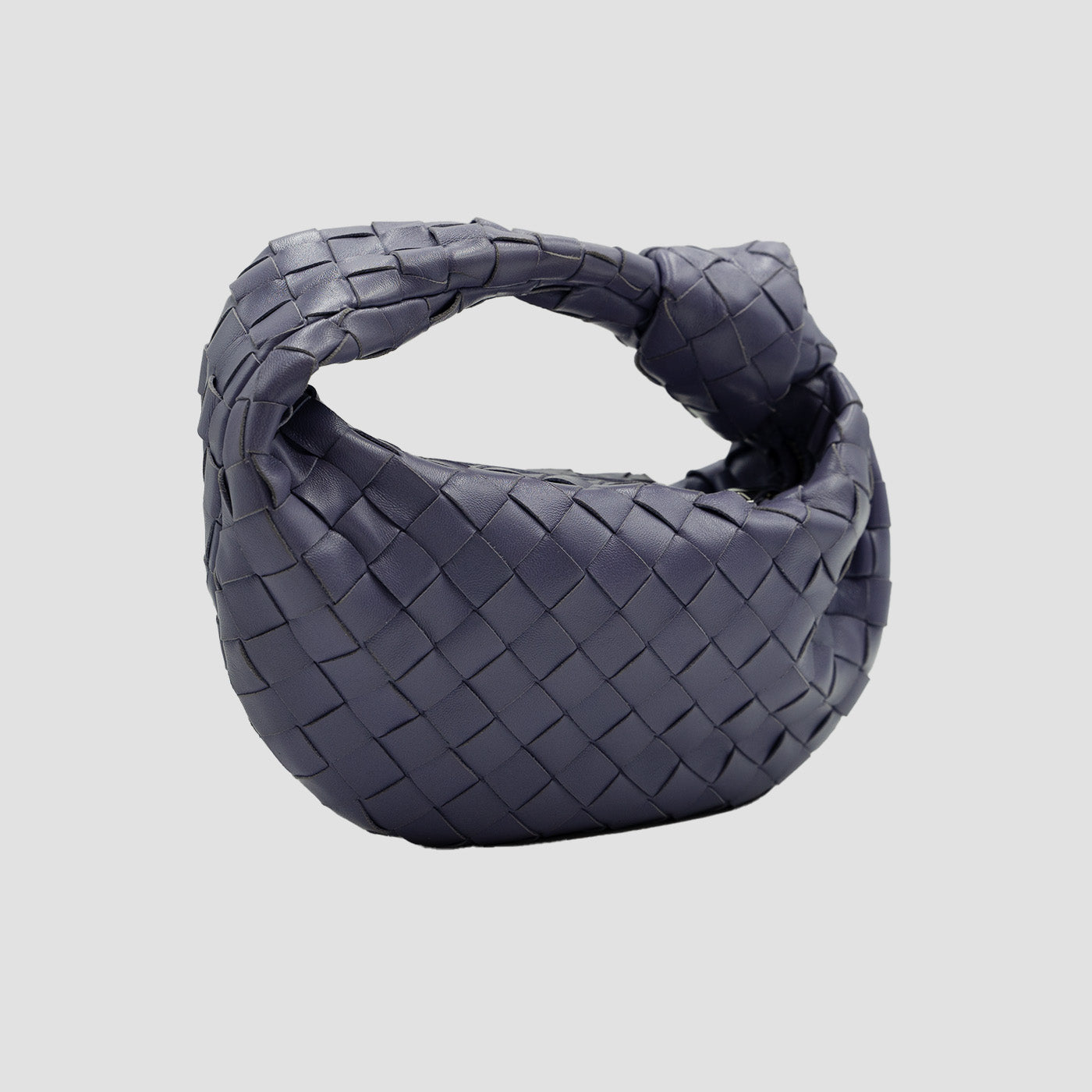 BOTTEGA VENETA Lilac Jodie Shoulder Bag - Authentic Nappa Intrecciato Mini BV Jodie in Lavender